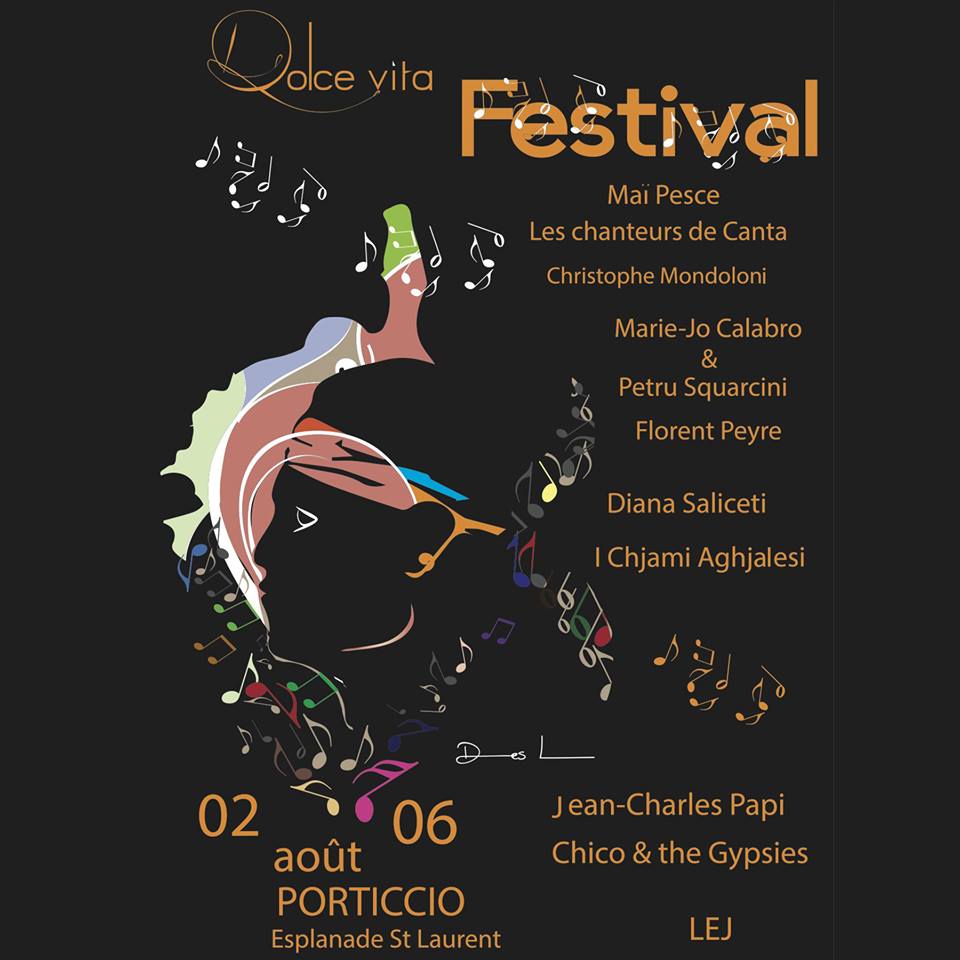 Le Festival Dolce Vita promet de belles soirées du 2 au 6 août  à Porticcio