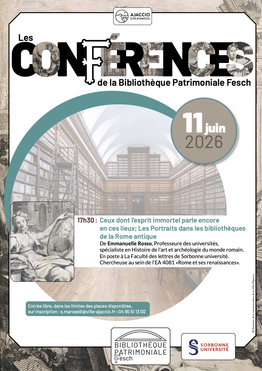 Ajaccio - Conférence à la Bibliothèque Patrimoniale Fesch
