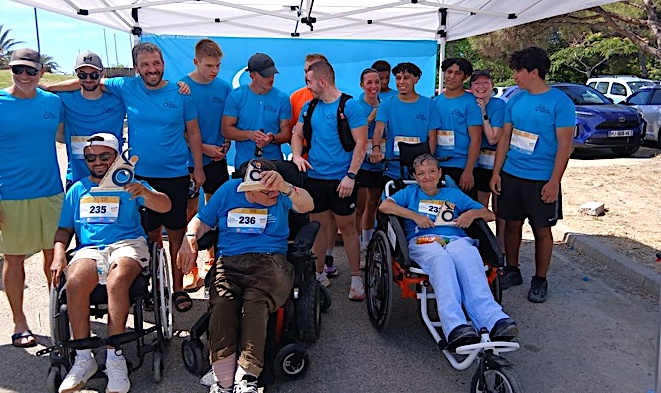Festi'Run était organisé par l'équipe de  l’APF France Handicap de Haute-Corse.