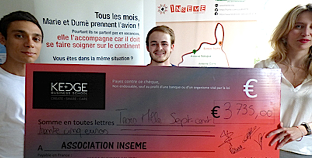 La Kedge business school de Bastia se mobilise pour Inseme