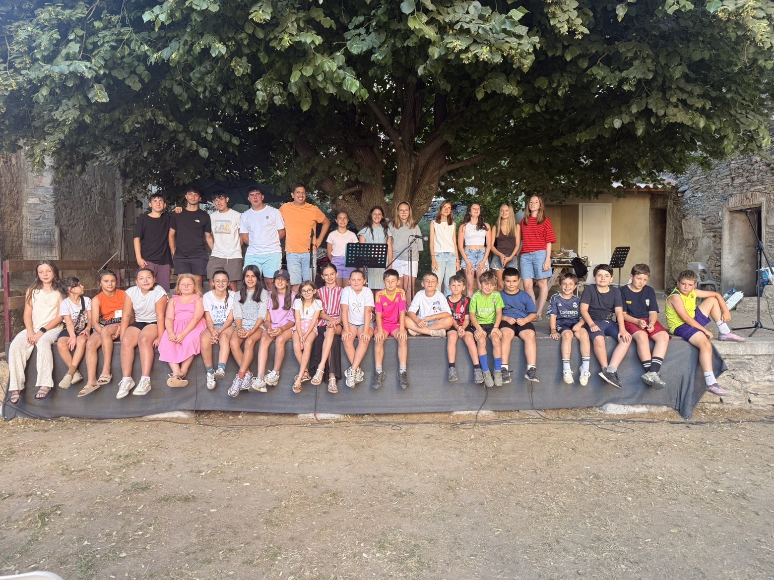 L’association Ghjuventù Cerviuninca prête pour la fête de ce 20 juin au musée de Cervioni.