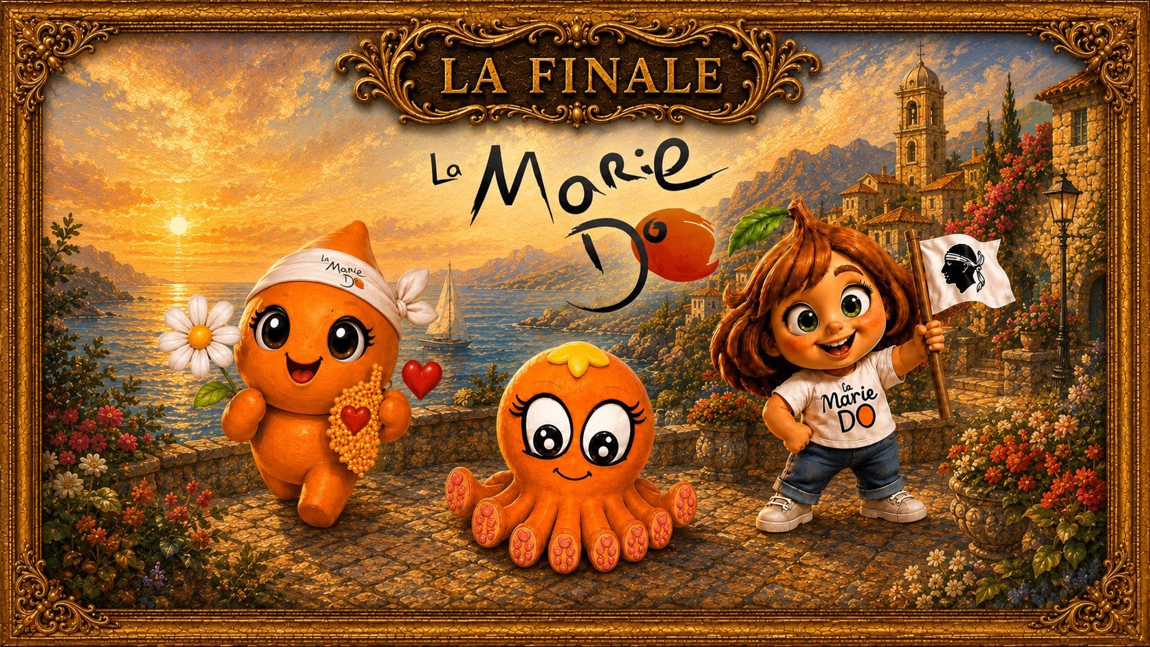 Trois mascottes en finale pour incarner La Marie-Do