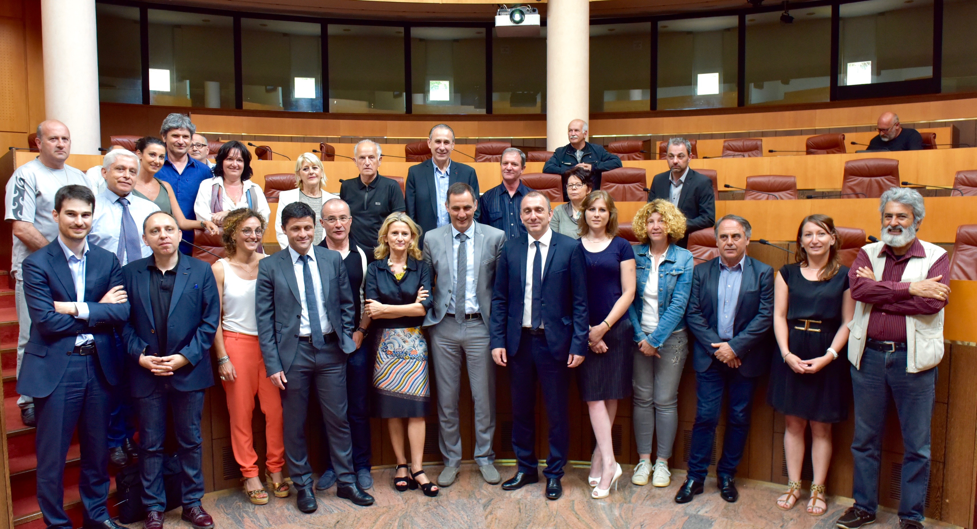 CTC : Le comité de pilotage du SRDE21 de Corse sur les rails