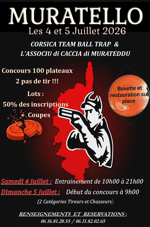 Portivechju- Ball-Trap : concours à Murateddu