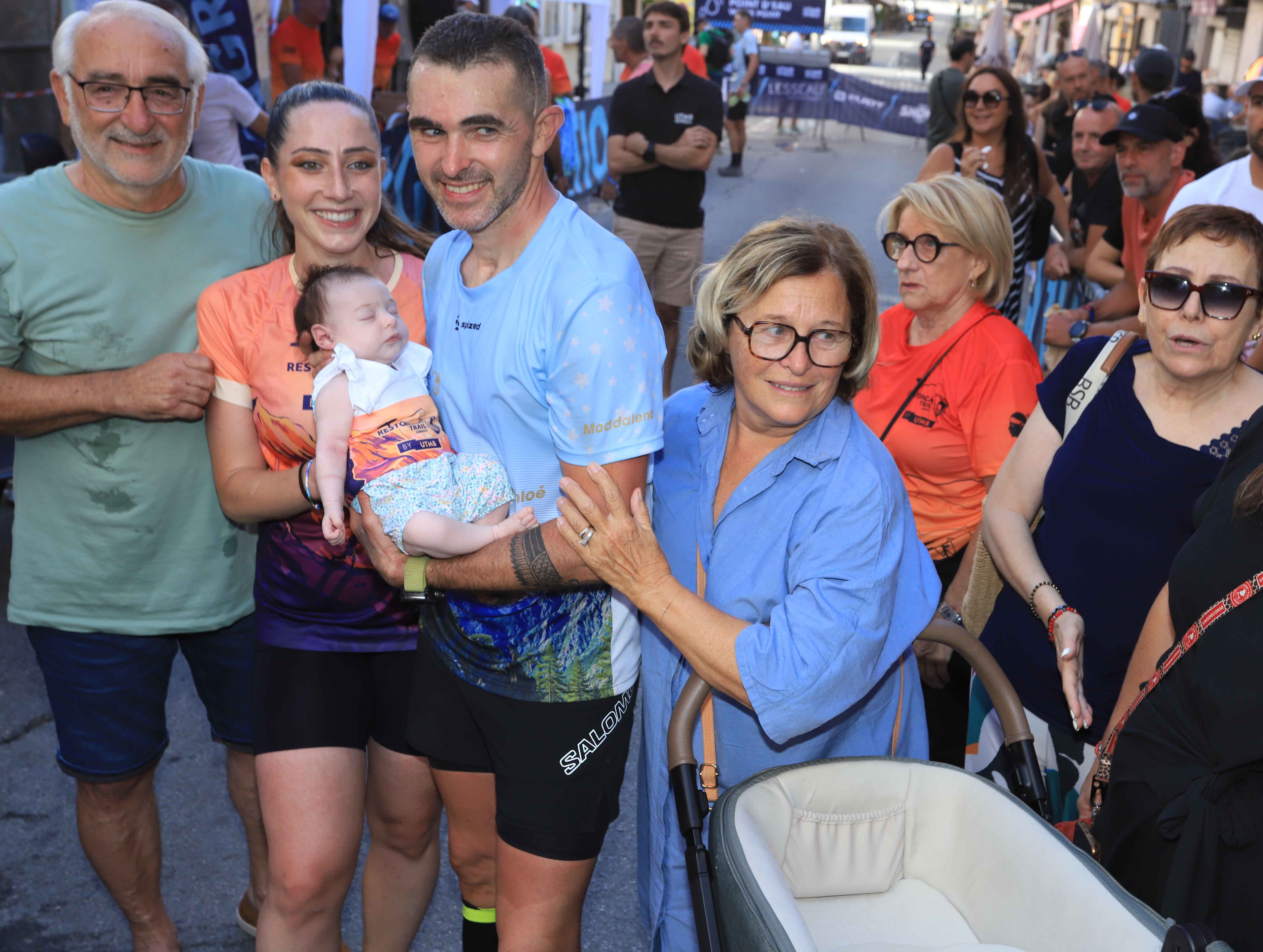 Piere-Léonard Giuliani et sa famille.