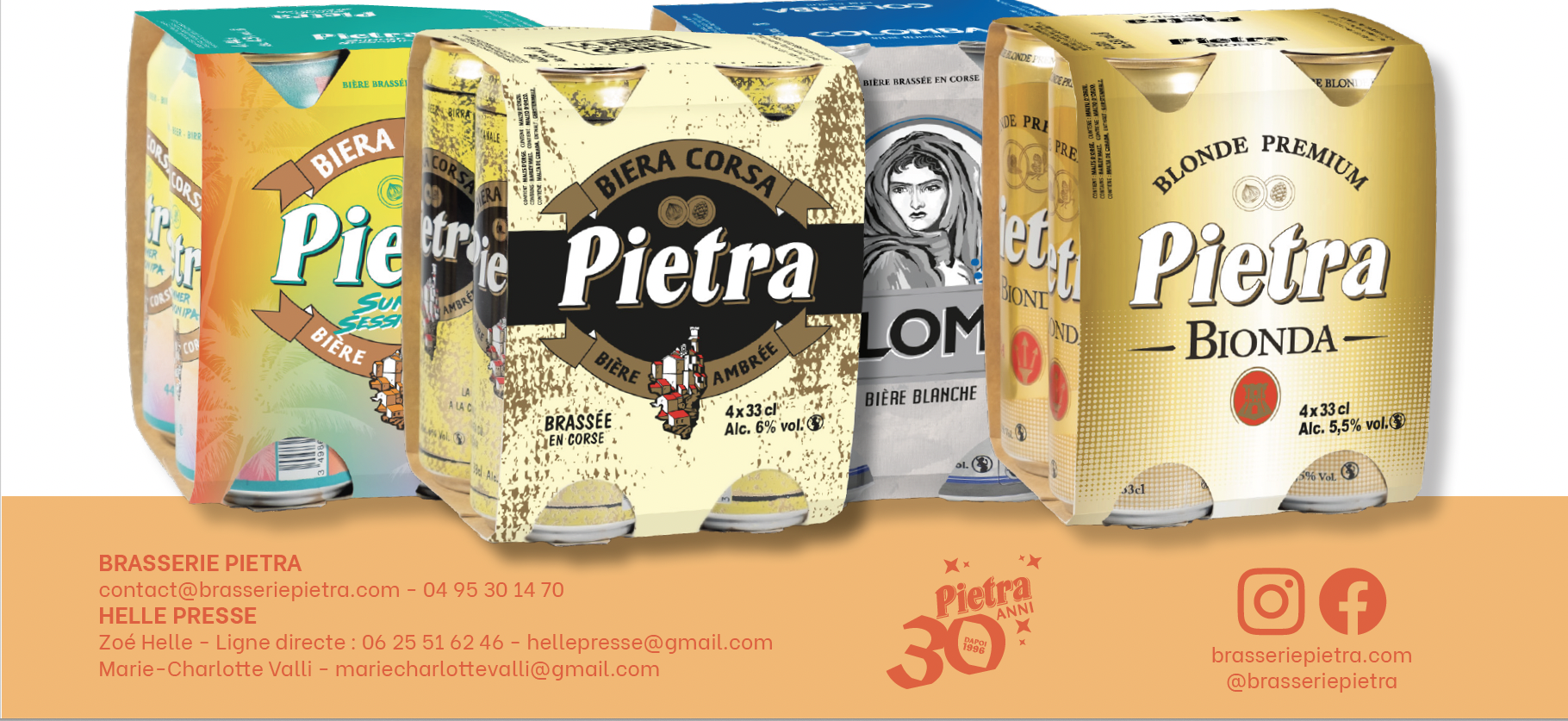 La Brasserie Pietra remplace le plastique par le carton pour ses packs de bières