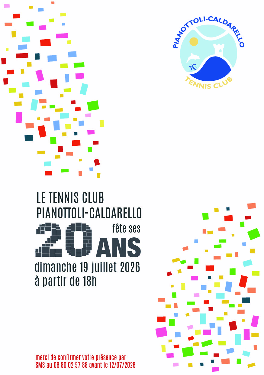 Le Tennis Club de Pianottoli-Caldarello fête ses 20 ans