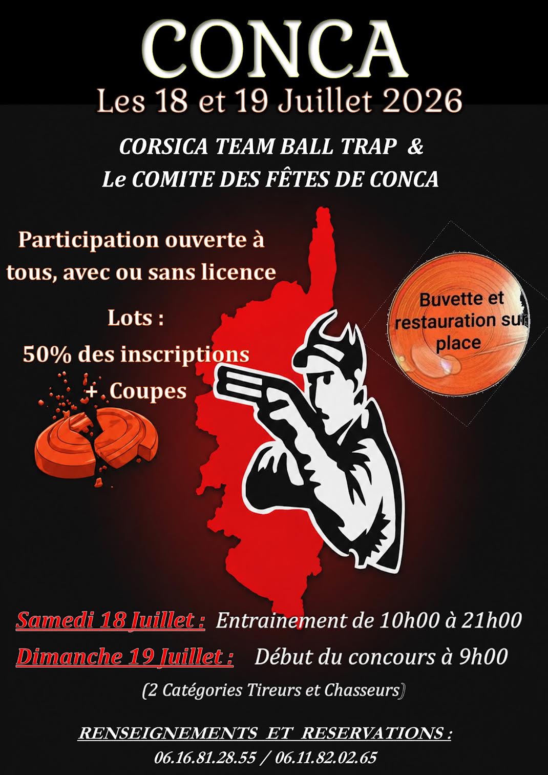 Ball-Trap - Ce week-end un concours à Conca