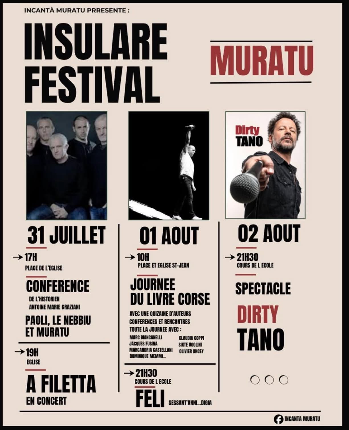 1ère édition du festival Insulare à Murato.