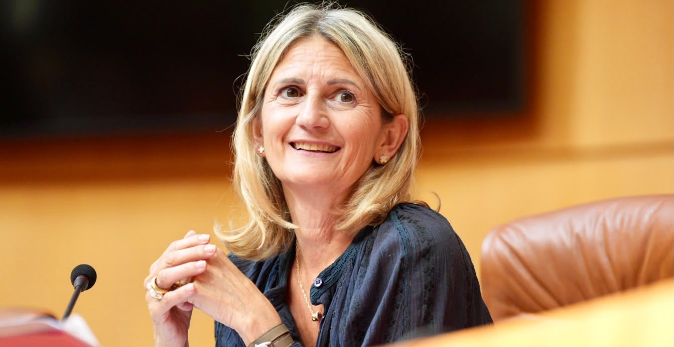Nanette Maupertuis, présidente de l'Assemblée de Corse. Photo Paule Santoni.