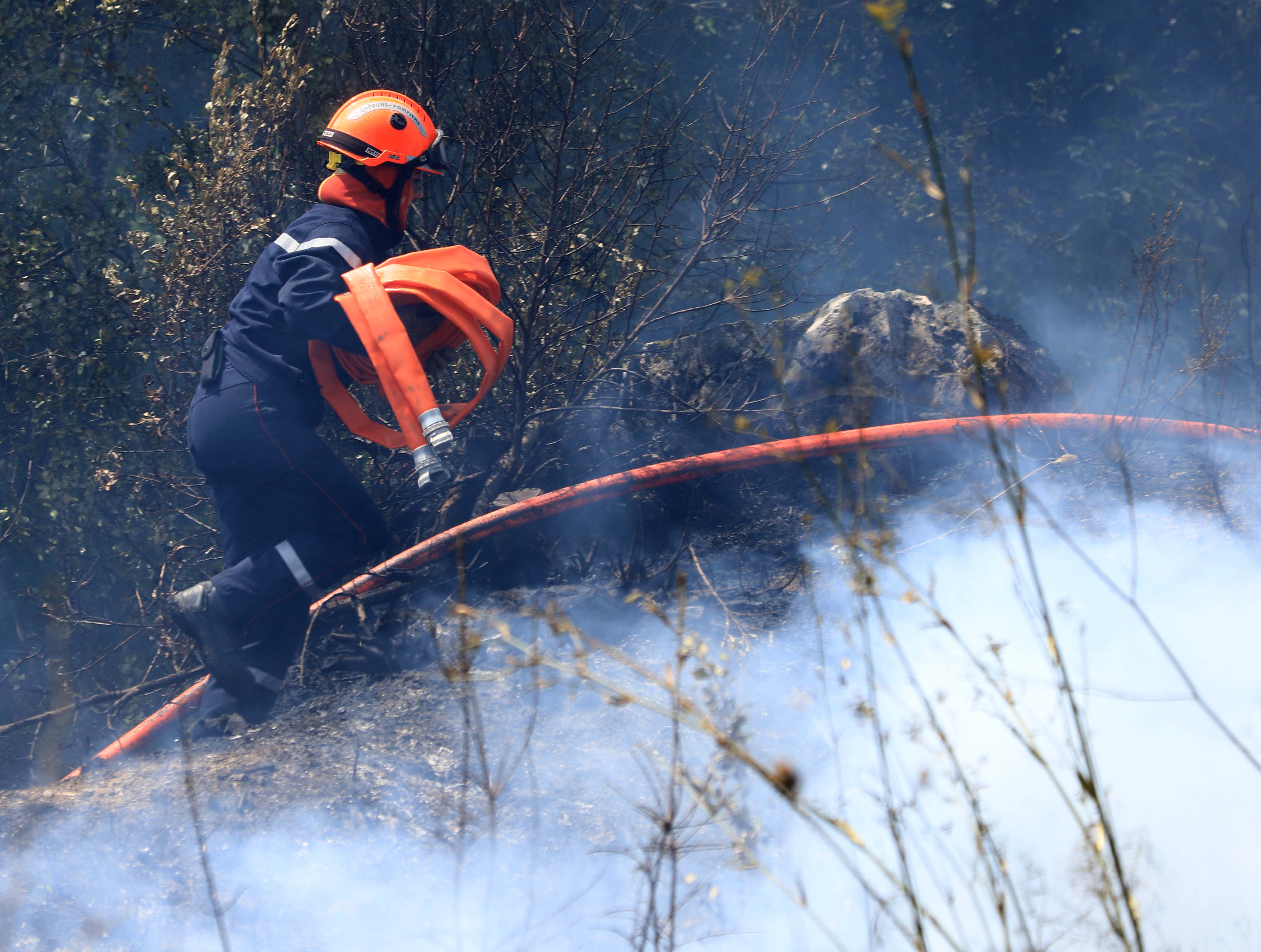 Corte - Le feu crée la panique dans le lotissement « Les Oliviers »