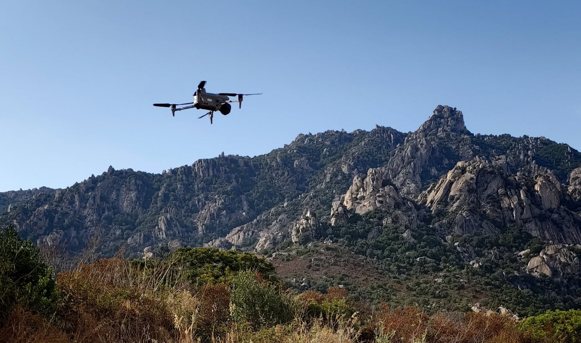 Ajaccio - La Police nationale déploie un drone à Saint Antoine pour renforcer la surveillance contre les incendies