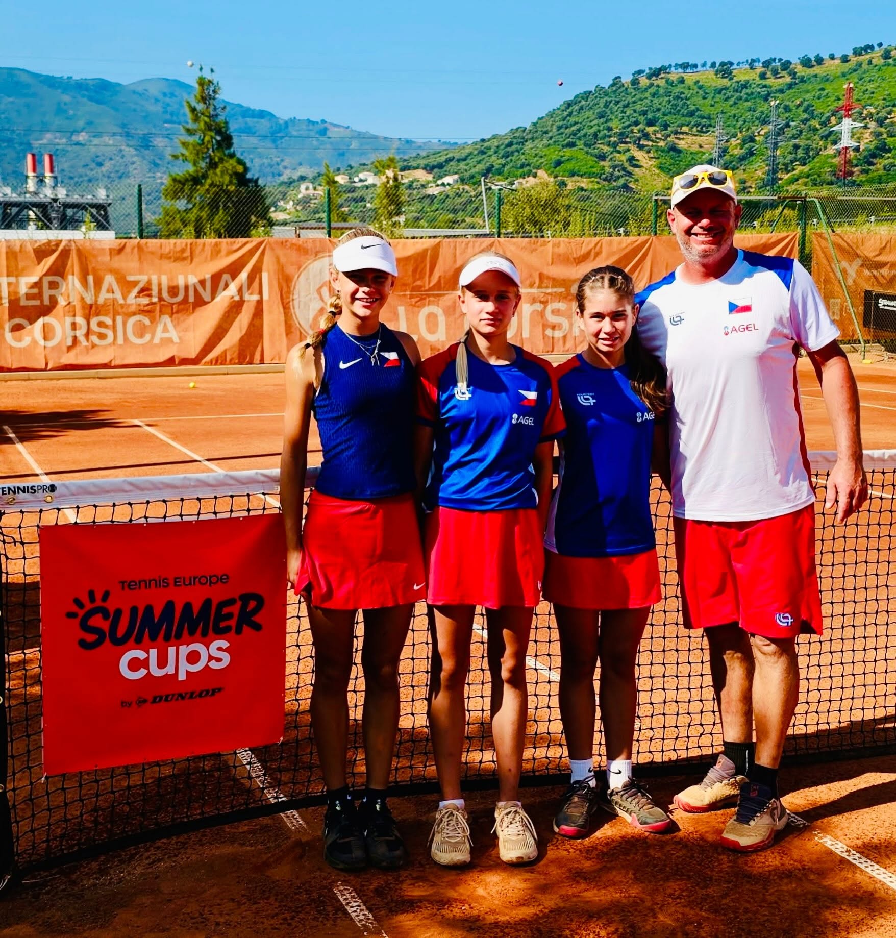 La République Tchèque vainqueur de la 33e édition de la Raquette de Corail. (photo Ligue Corse Tennis)