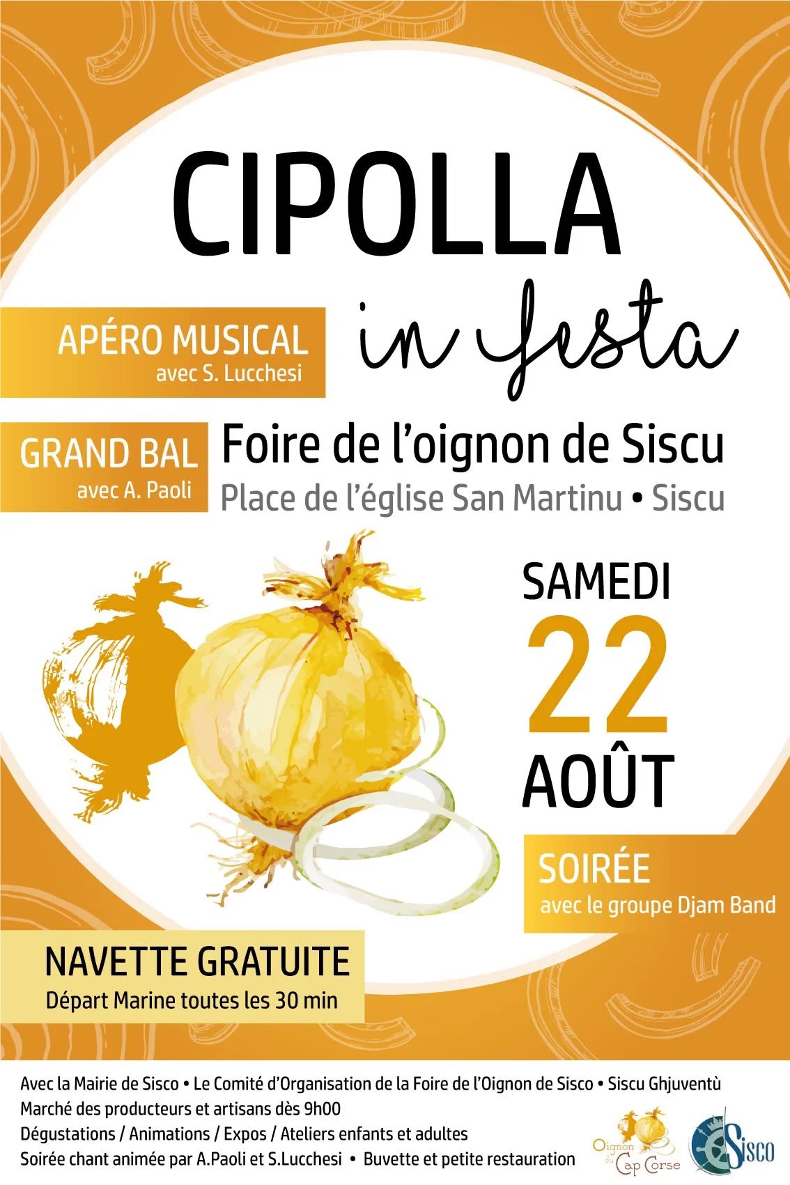 Une nouvelle dynamique pour « Cipolla in Festa – Foire de l’oignon » du 22 août