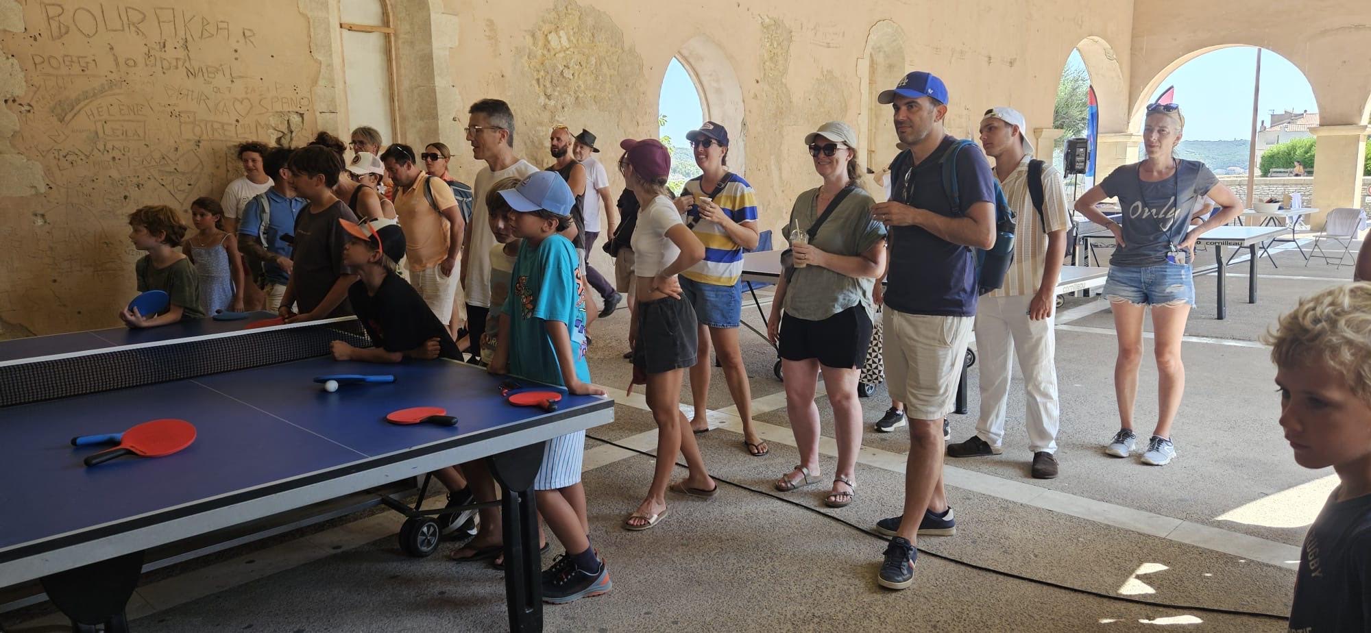Tennis de Table - Belle participation à la Fête du Ping à Bonifacio