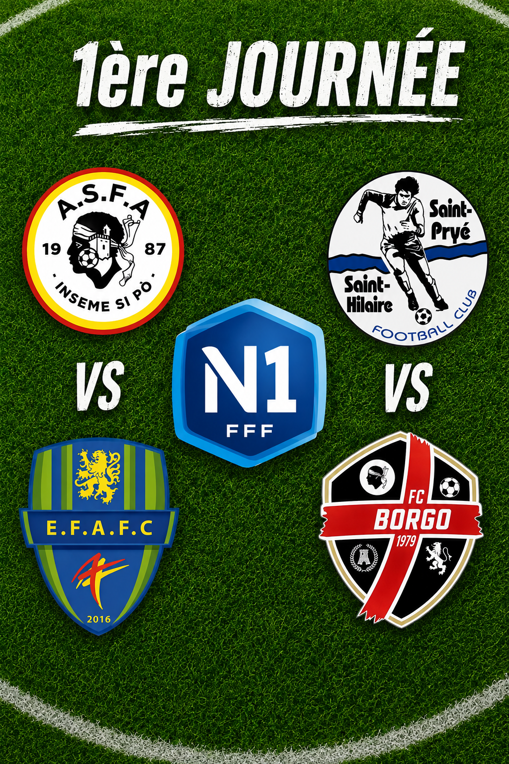 Football - National 1 : reprise du championnat pour l’AS Furiani-Agliani et le FC Borgo