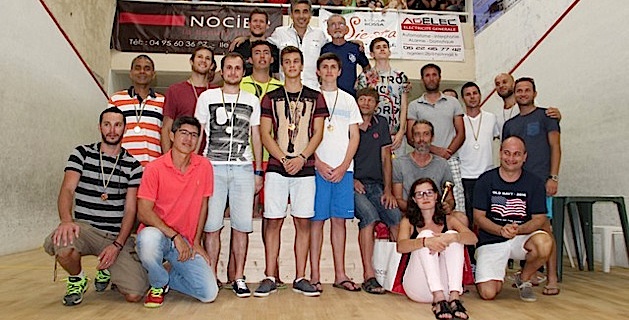 Le podium chez les hommes