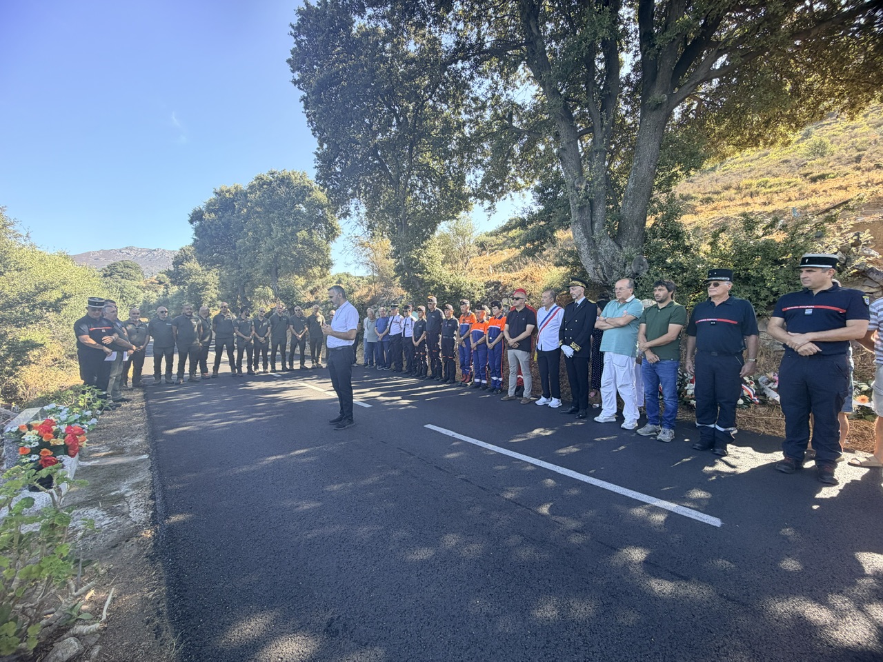 En Balagne la mémoire des soldats du feu honorée à Zilia-Calenzana et Felicetu
