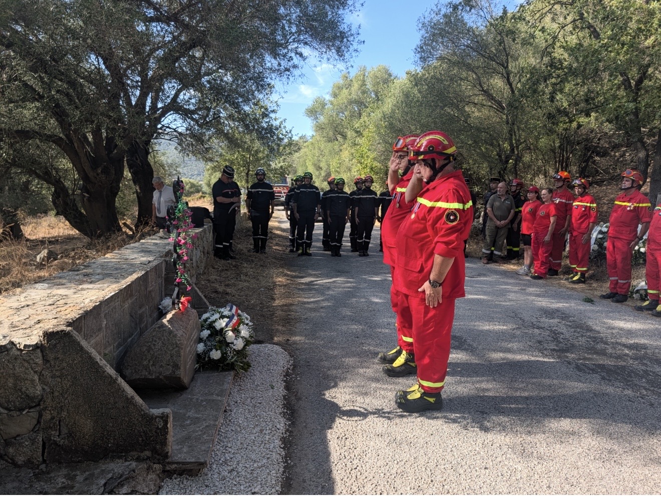 En Balagne la mémoire des soldats du feu honorée à Zilia-Calenzana et Felicetu