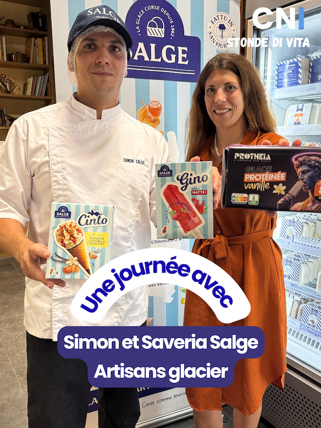 Stonde di vita avec…  Simon et Saveria Salge, artisans glacier