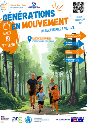  «Générations en mouvement » ce samedi 19 septembre à Furiani