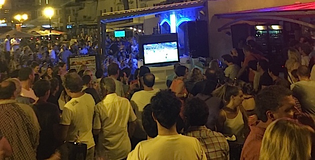 Les quais de Calvi se transforment en fan zone mixte !