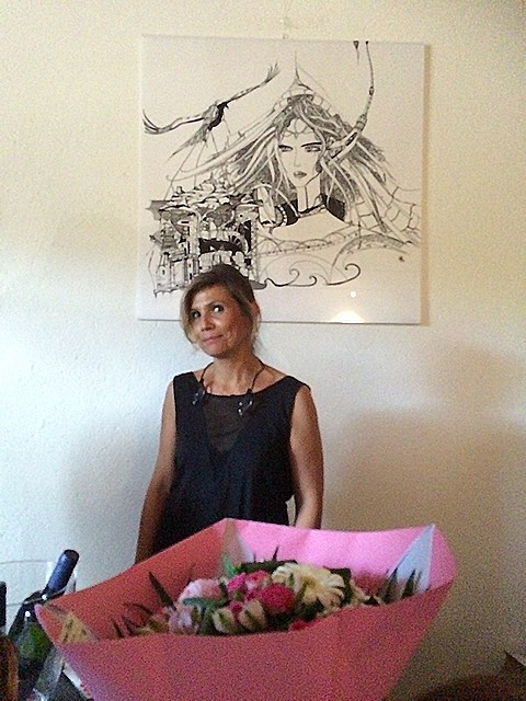 Mariage de l'art et du vin avec l'exposition de Muriel Claret au Domaine E Prove