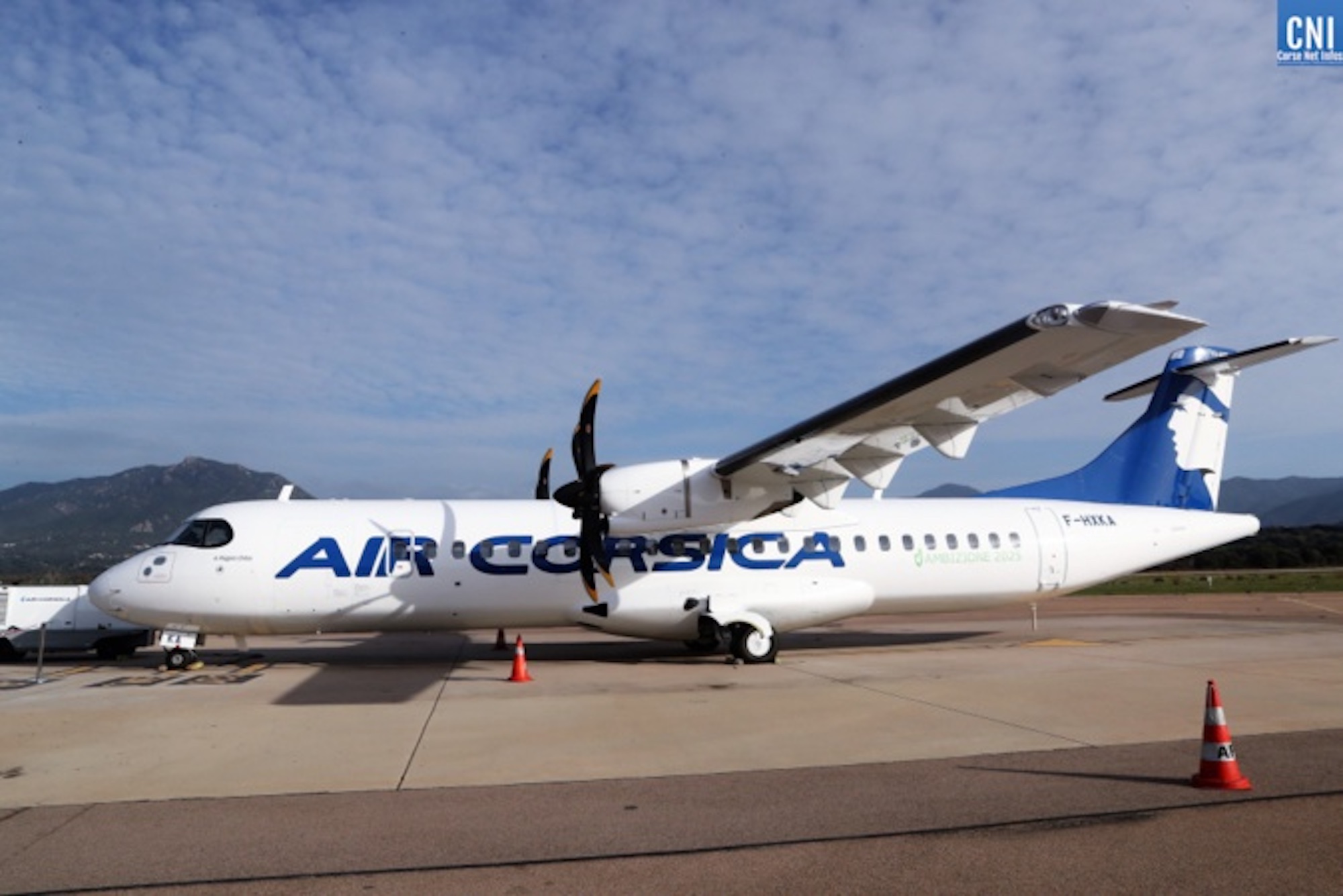 Cinq des sept ATR 72-600 d’Air Corsica sont aujourd’hui immobilisés, soit plus de 70 % de la flotte régionale