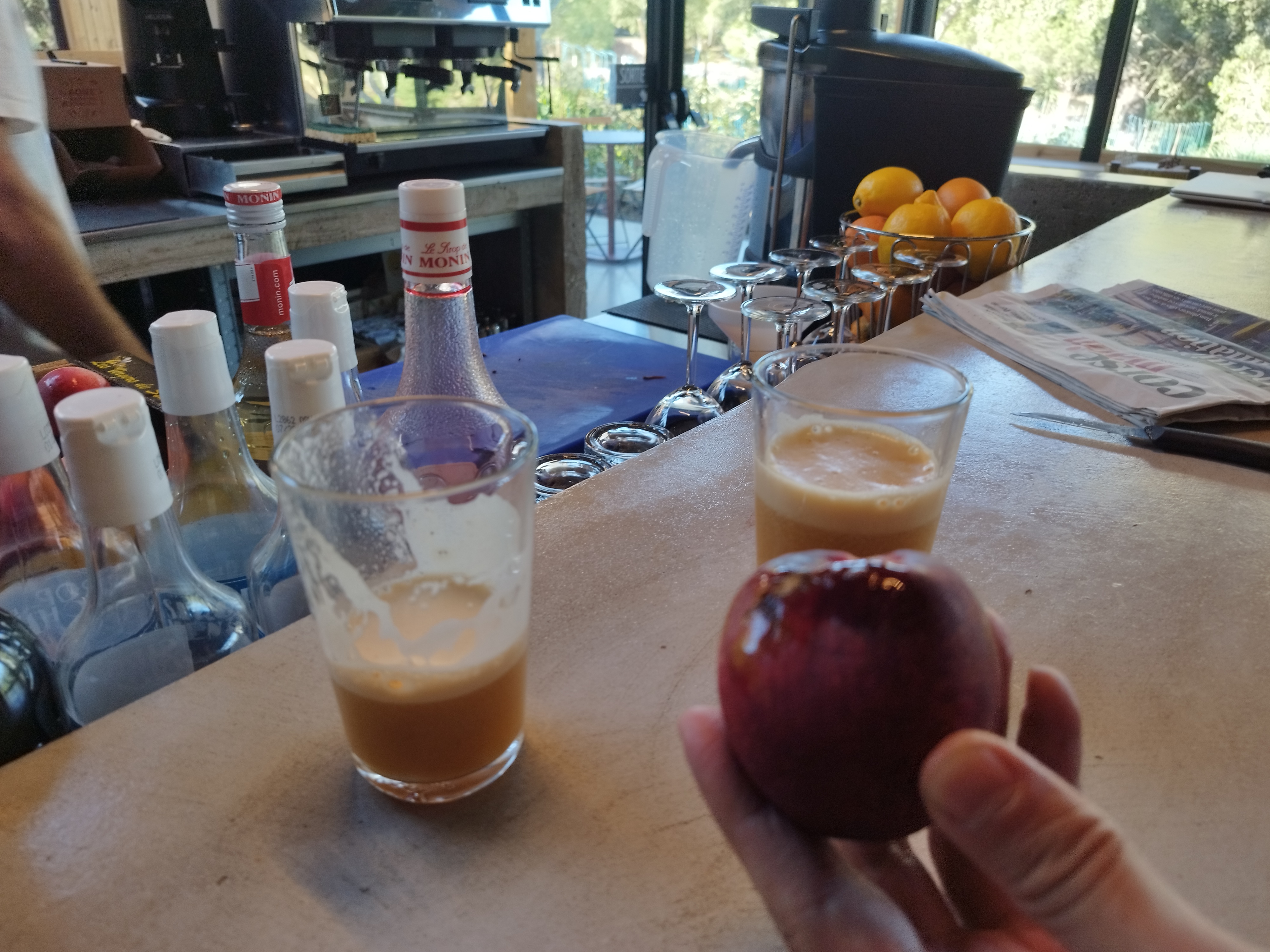 Les fruits un peu abîmés trouveront une nouvelle vie dans un extracteur de jus !