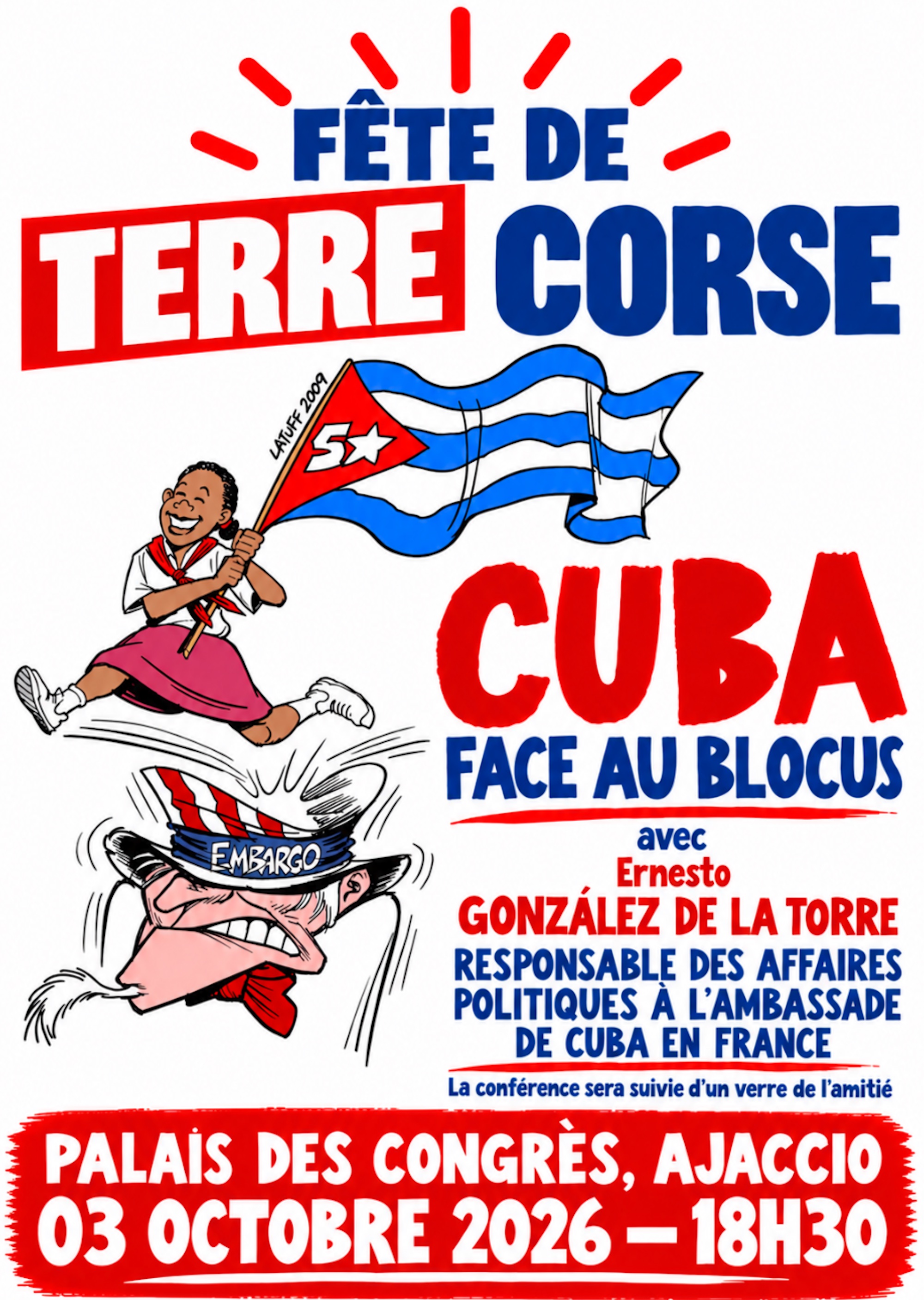 À Ajaccio, le PCF de Corse-du-Sud se tourne vers Cuba pour sa nouvelle édition de la Fête de Terre Corse