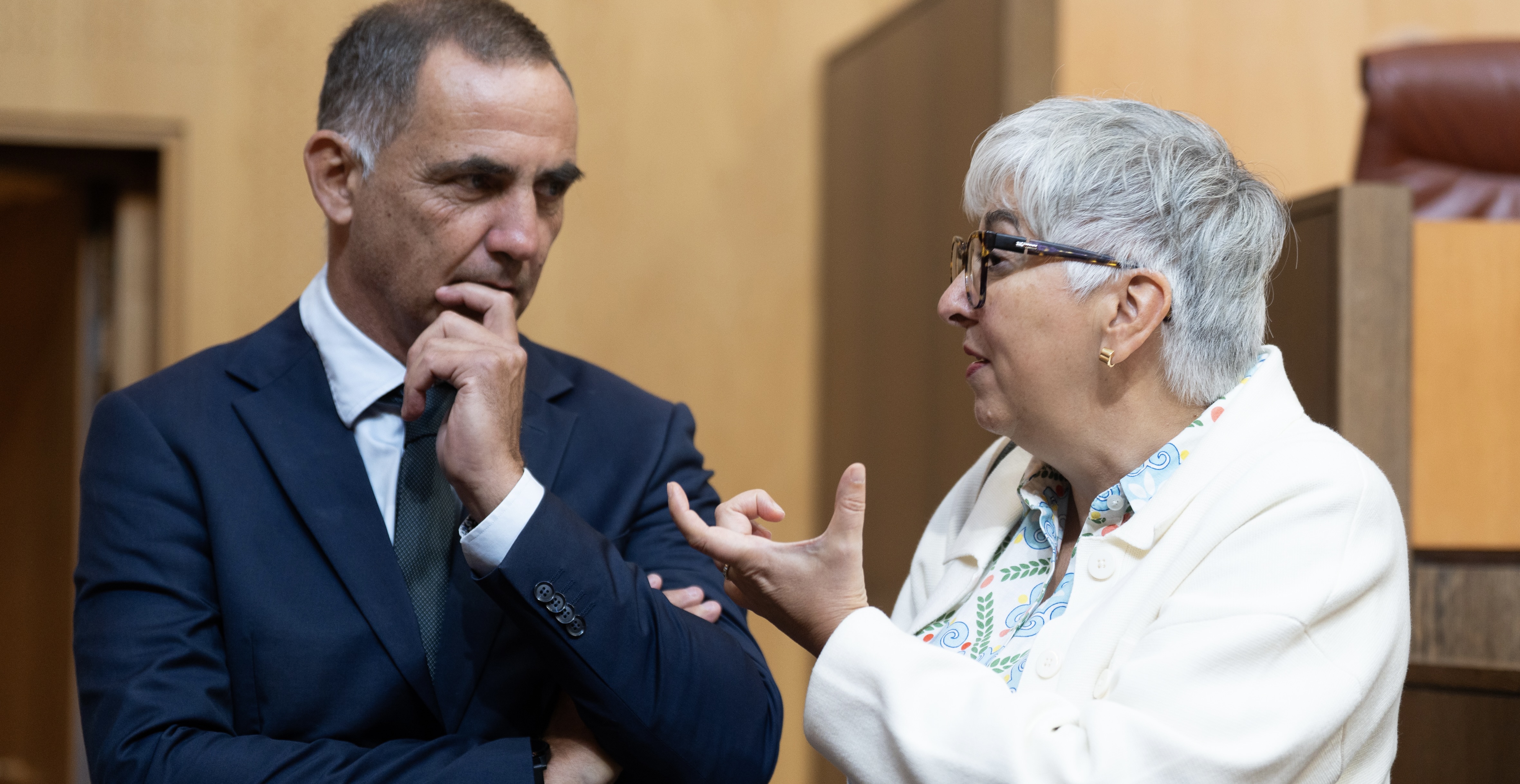 Gilles Simeoni et Muriel Jourda. Photo Paule Santoni.