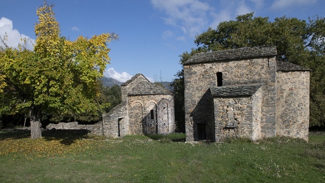 Les églises médiévales de Poggio del Palazzo à Corte (photo D. Istria)