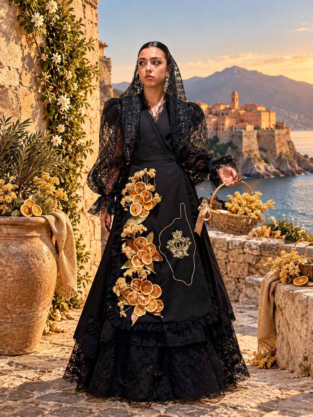 Une robe à redécouvrir à la fin de ce mois d'octobre au Salon du chocolat à Ajaccio.