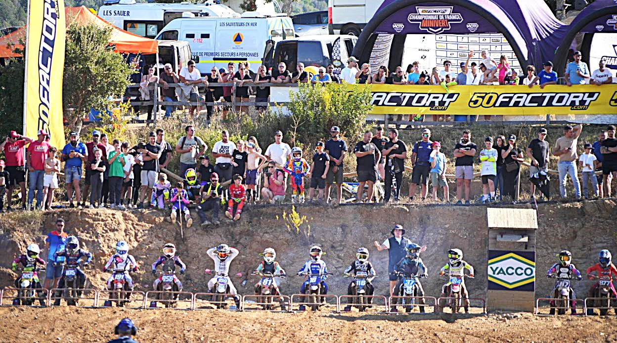 Motocross - Les titres du championnat de France Minivert décernés à Porto-Vecchio