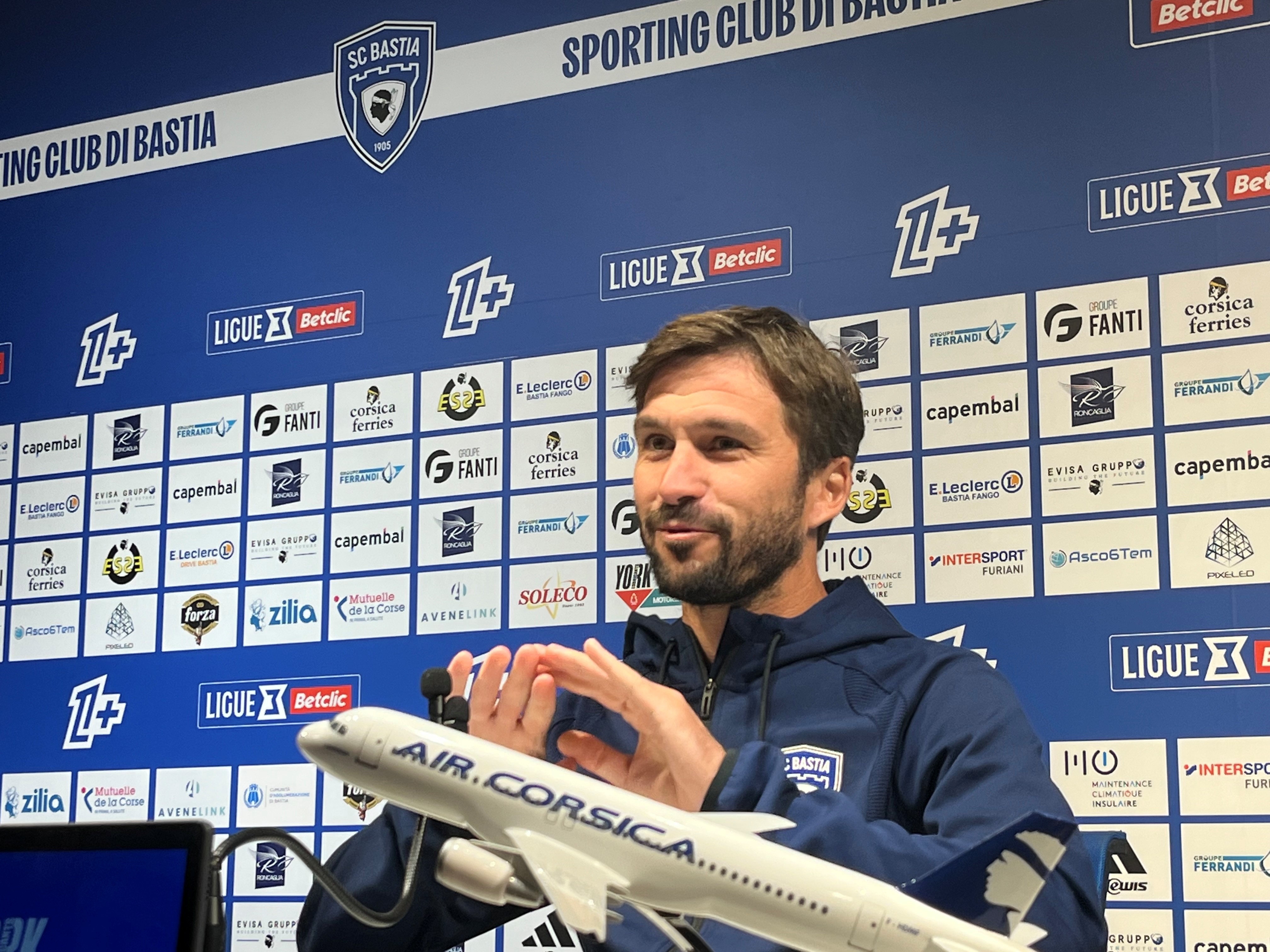 Ligue 3 – SC Bastia : face à QRM, Michè Moretti veut avant tout remobiliser les esprits