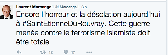 Saint-Etienne-du-Rouvray : L'Eglise ensanglantée. Une messe à la cathédrale d'Ajaccio