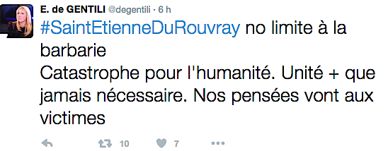 Saint-Etienne-du-Rouvray : L'Eglise ensanglantée. Une messe à la cathédrale d'Ajaccio