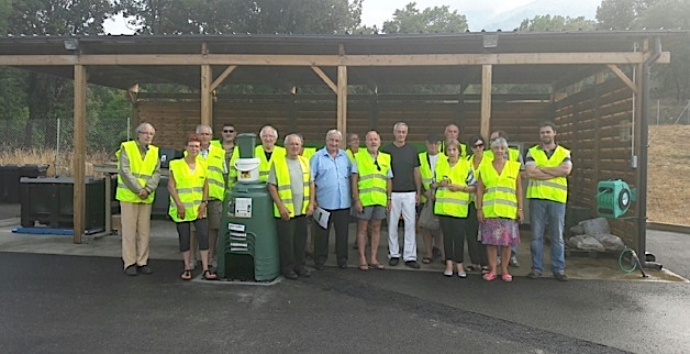 Corte : Composteur électromécanique du Centre-Corse, ça marche !