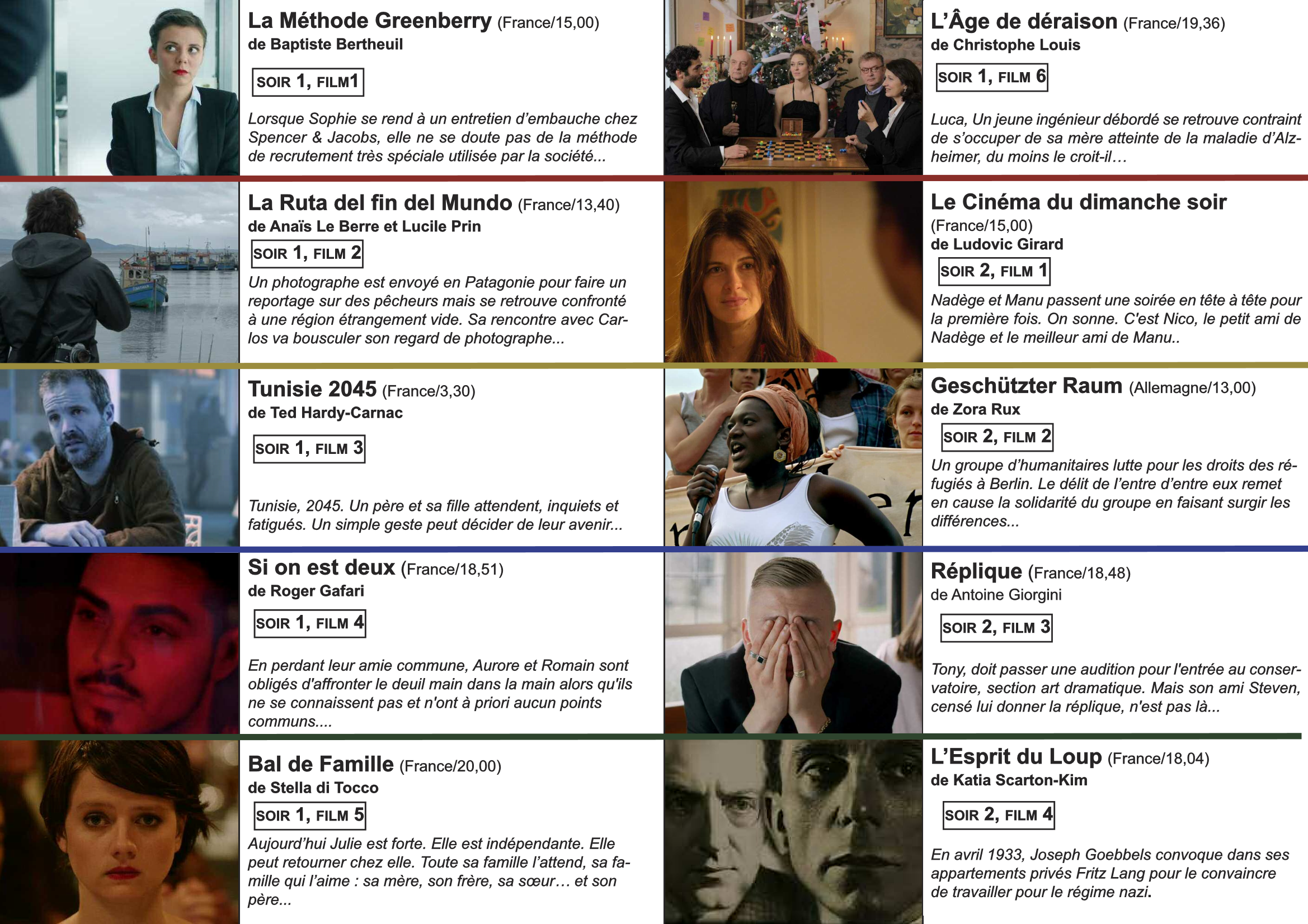 Chisa village : Festival du court métrage "Des courts en fête" les 6 et 7 aôut prochains