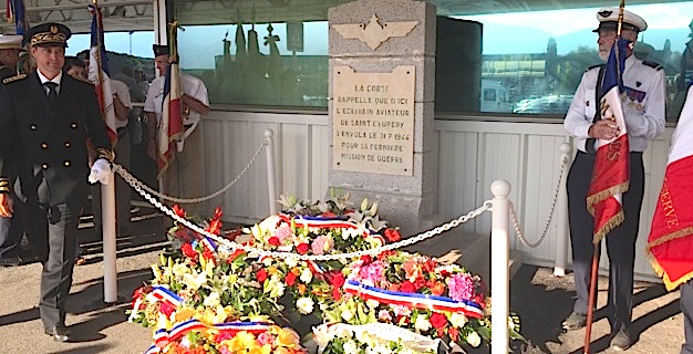 L’aéroport de Bastia-Poretta commémore le dernier vol de Saint-Exupéry