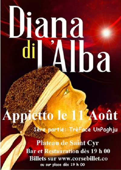 Appietto : Concert de Diana di L’Alba le 11 Août
