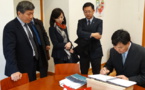 Bastia : L'ambassadeur de Chine au collège Simon-Vinciguerra