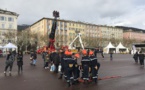 Bastia : Sur la grande échelle des pompiers mobilisés pour le Téléthon