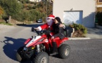 A Zilia, le Père Noël est arrivé en quad