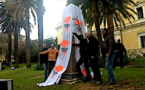 Le Collectif « Parlemu Corsu » dans les jardins de la préfecture à Ajaccio :  "On ne reculera pas !"