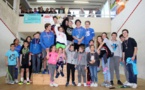 Championnats de Corse squash jeunes : Tristan Mebarek et  Lily Romieu (Ile-Rousse) au sommet