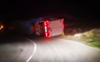 Teghime : un camion se renverse à cause du vent 