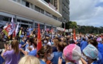 Bastia. Plusieurs centaines de personnes en soutien au personnel soignant de l'hôpital