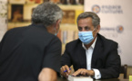 Nicolas Sarkozy en dédicace à Ajaccio pour la sortie de son nouveau livre