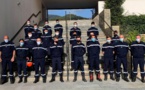 Les jeunes sapeurs-pompiers de Lucciana à la manœuvre